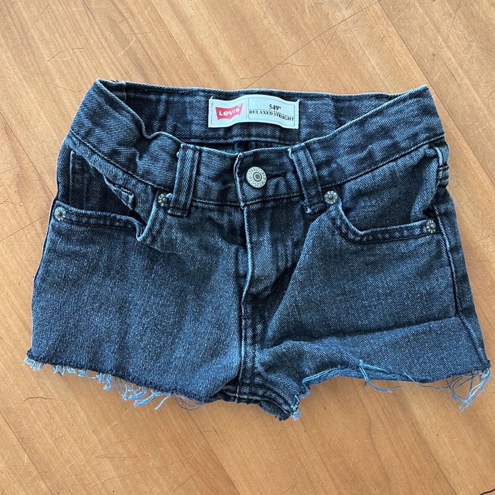 Black Vintage Levi’s cut offs